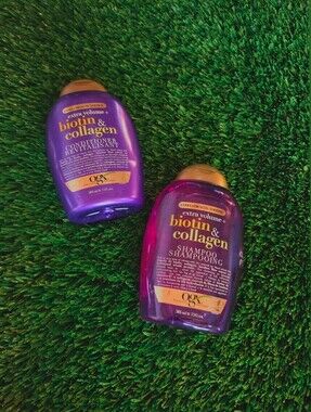 OGX Biotin&Collagen Extra Strength+Volume Shampoo&Conditioner (NWT) $ NEGOTIABLE